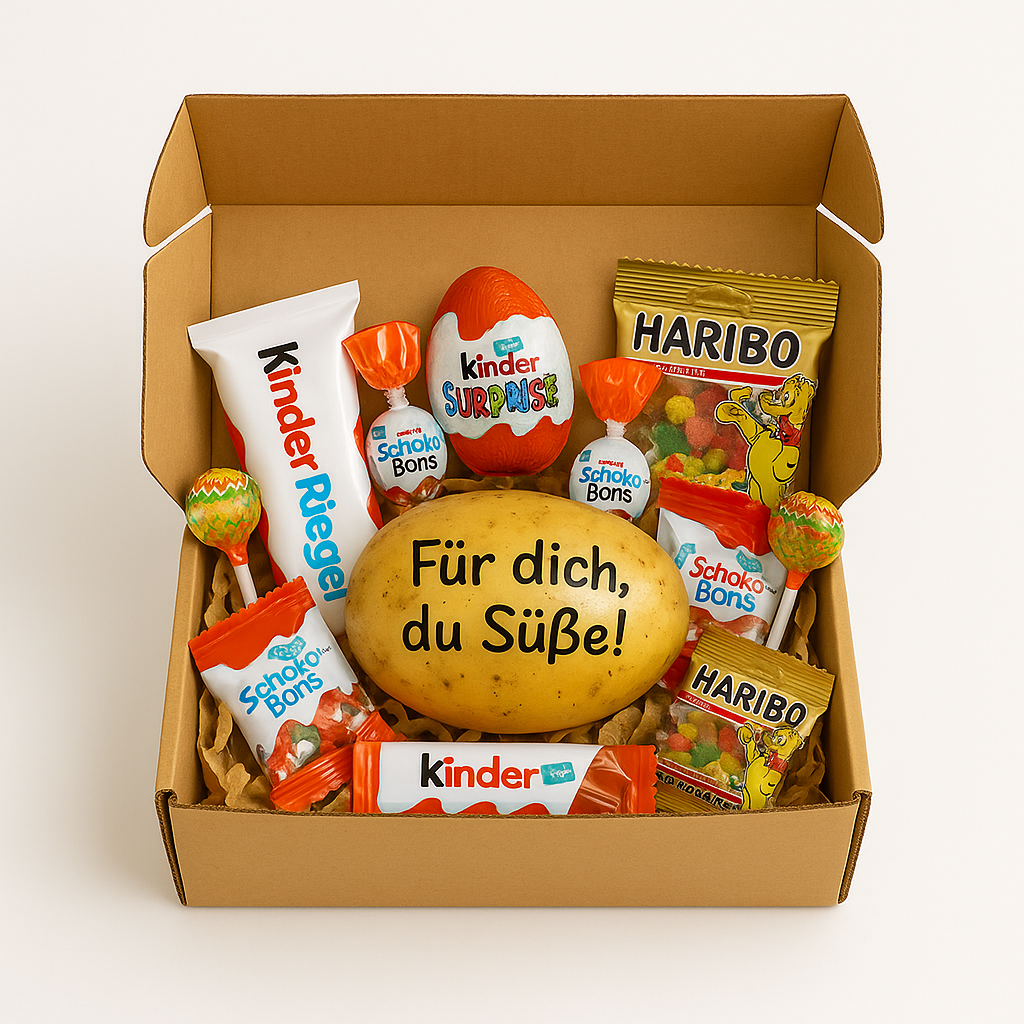 Süße Kartoffel Geschenk – die Überraschung Box